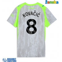 Manchester City Mateo Kovacic #8 Rezervni Dres za Ženska 2025-26 Kratak Rukav